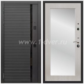 Входная дверь Армада Каскад black ФЛЗ-Пастораль Беленый дуб 16 мм - входные серые двери с установкой