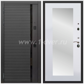 Входная дверь Армада Каскад black ФЛЗ-Пастораль Белый матовый 16 мм - входные двери ламинат с установкой