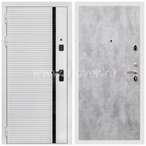 Входная дверь Армада Каскад white ПЭ Цемент светлый 6 мм - готовые металлические двери с установкой