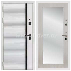 Входная дверь Армада Каскад white ФЛЗ-Пастораль Беленый дуб 16 мм - входные серые двери с установкой