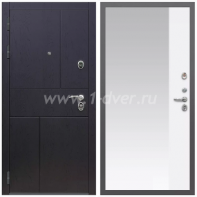 Входная дверь Армада Оникс ФЛЗ-Панорама-1 Белый матовый 16 мм - входные двери 2000 мм с установкой
