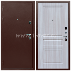 Входная дверь Армада Люкс Антик медь ФЛ-243 Сандал белый 16 мм - классические входные двери с установкой