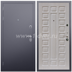 Входная дверь Армада Люкс Антик серебро ФЛ-183 Сандал белый 16 мм - входные двери в квартиру с установкой