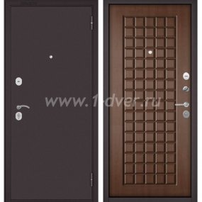 Входная дверь Бульдорс (Mastino) Family ECO-70 букле шоколад, МДФ карамель, E-112 - входные двери в новостройку с установкой